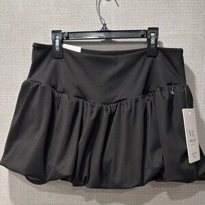 Black Ruffled Skirt